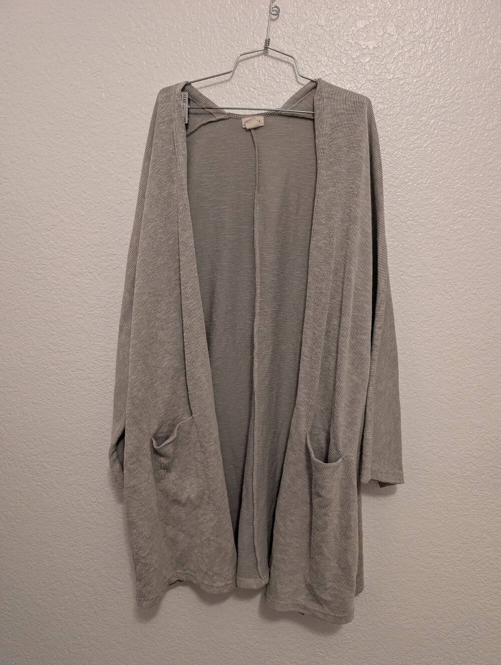 Donni Anthropologie Long Open Front Cardigan One Size Fits All